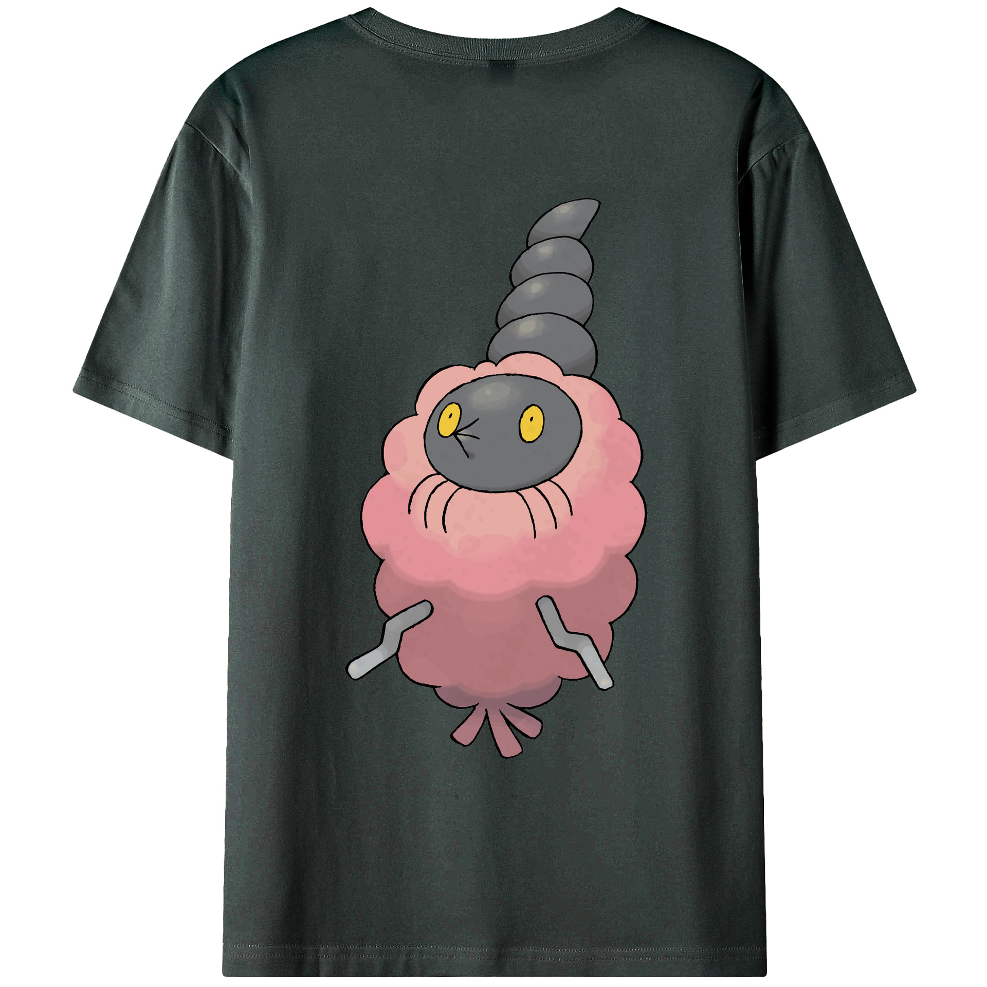 （画像用） ポケットモンスター Pokémon 綿100％ メンズ半袖Tシャツ（バックプリント） 通気性